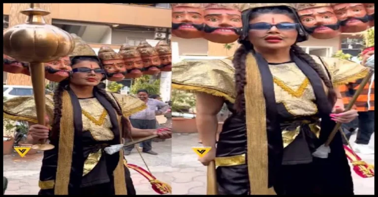 Rakhi Sawant became Ravana