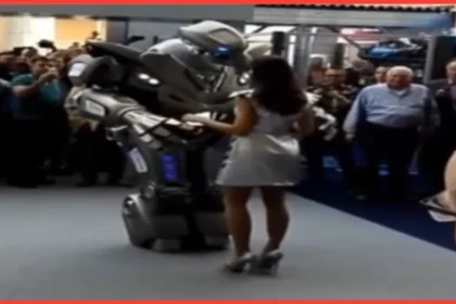 Robot dance video
