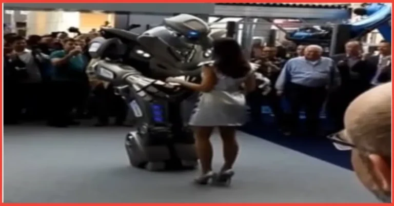 Robot dance video