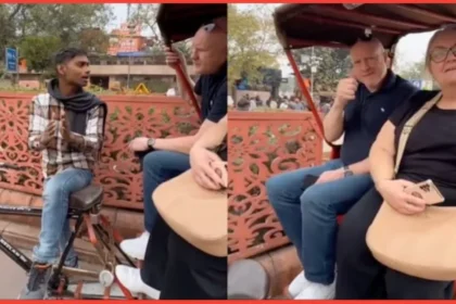 Delhi Rickshaw Puller Viral Video