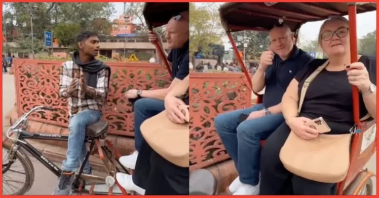 Delhi Rickshaw Puller Viral Video