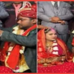 Bride groom reel in mandap