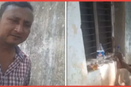 Teacher drinks alcohol in school time