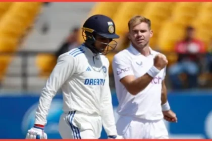 James Anderson vs shubhman gill