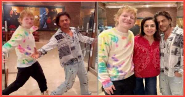 Ed Sheeran and shahrukh khan