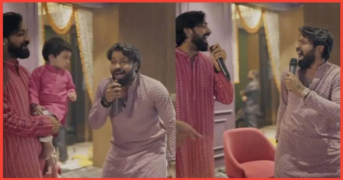 Hardik Krunal Singing video