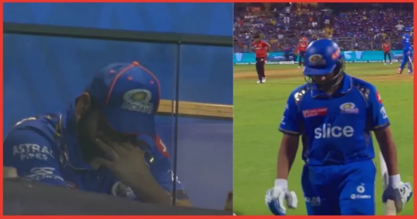 Rohit Sharma crying