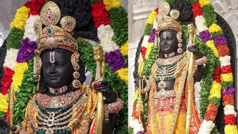 अयोध्या: श्री रामलला जी का हुआ दिव्य श्रृंगार, करें उनके अलौकिक दर्शन