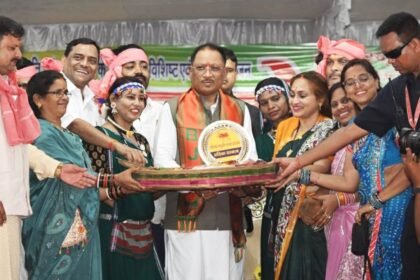 CM साय मड़ियापार पोला महोत्सव में हुए शामिल