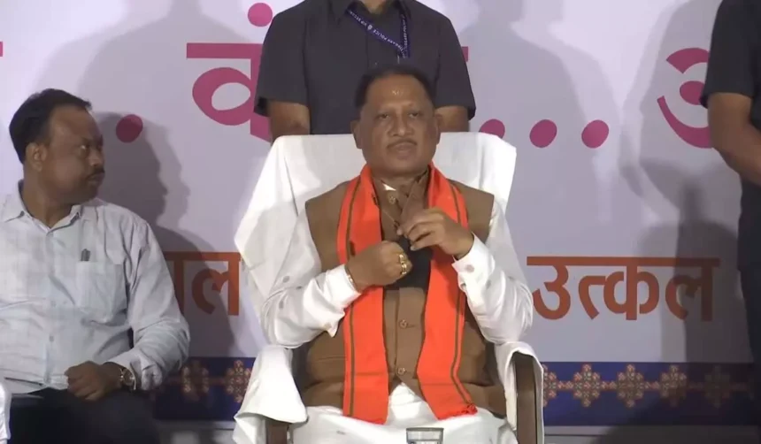 CM साय नुआखाई शोभायात्रा कार्यक्रम में हुए शामिल