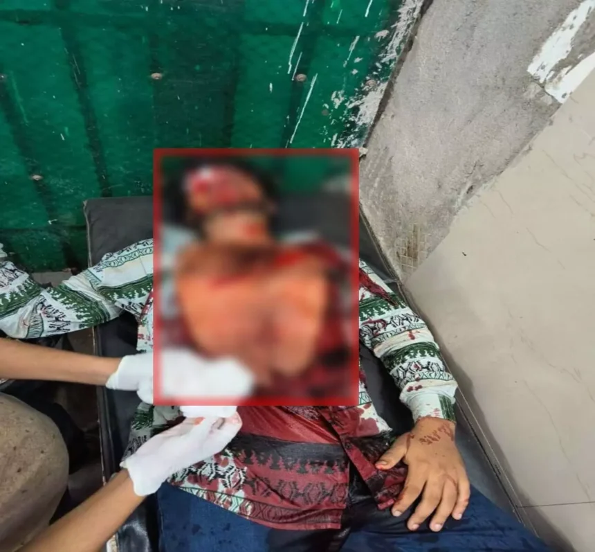 गणेश पंडाल के पास खूनी खेल, युवक पर चाकू से ताबड़तोड़ वार