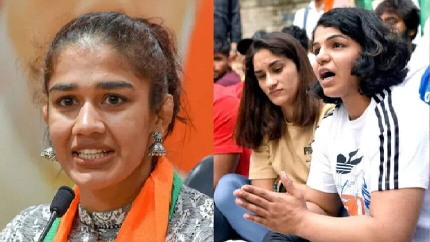 साक्षी मलिक का बड़ा दावा, WFI अध्यक्ष बनने के लिए बबीता फोगाट ने ही प्रदर्शन के लिए उकसाया