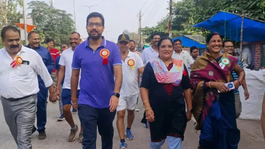 महासमुंद जिले में हुआ राष्ट्रीय एकता दौड़ का आयोजन