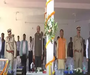 शहीद दिवस कार्यक्रम में शामिल हुए सीएम साय, चौथी बटालियन माना कैंप से देखे LIVE नजारा