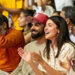 करवा चौथ के मौके पर कीर्तन में डूबे अनुष्का और विराट