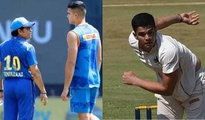 IPL Auction से पहले अर्जुन तेंदुलकर ने बरपाया कहर, गोवा के लिए लिया 5 विकेट"