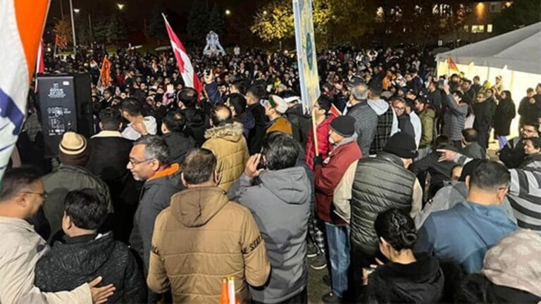 Hindu protest in Canada