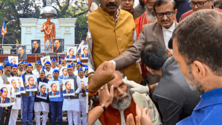 Rahul Gandhi Pushed BJP MP