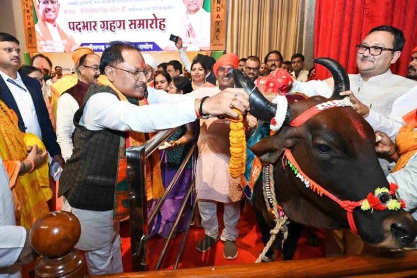 सीएम साय ने गौशाला अनुदान राशि में बढ़ोत्तरी की घोषणा