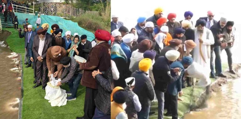 पूर्व प्रधानमंत्री मनमोहन सिंह की अस्थियों का विसर्जन, गुरुद्वारा मजनू का टीला में श्रद्धांजलि अर्पित