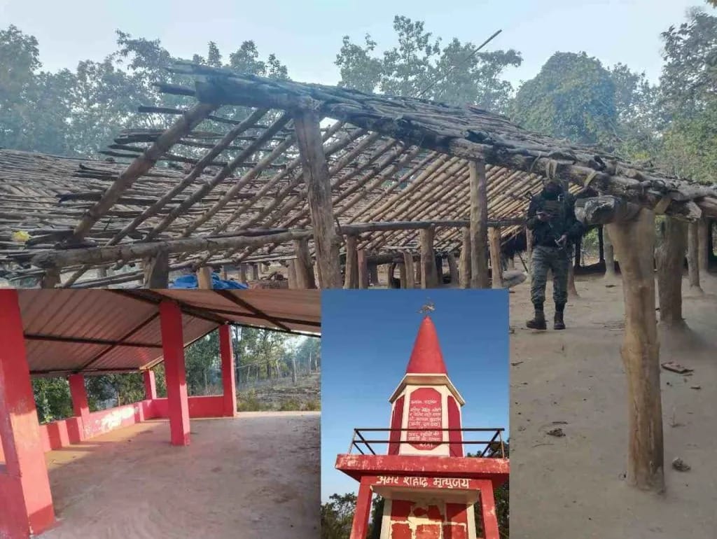 छत्तीसगढ़ में नक्सलियों का हाईटेक ट्रेनिंग कैंप हुआ नष्ट