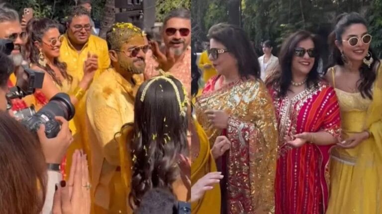 प्रियंका चोपड़ा के भाई सिद्धार्थ की हल्दी सेरेमनी, देसी गर्ल का धमाकेदार डांस