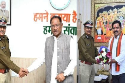 नए डीजीपी अरुण देव गौतम ने की सीएम विष्णुदेव साय से मुलाकात, कानून व्यवस्था पर चर्चा