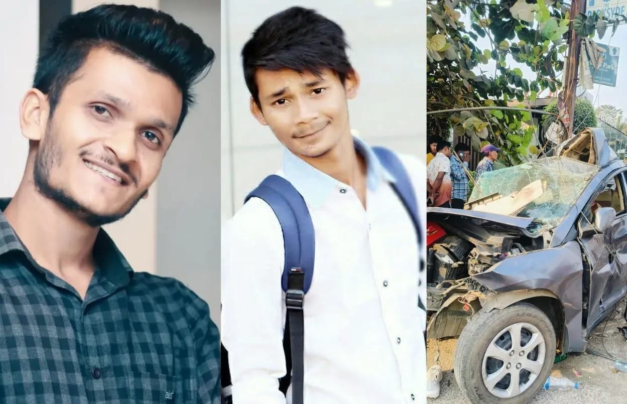 रायपुर में भीषण एक्सीडेंट, कार के परखच्चे उड़े, दो युवकों की दर्दनाक मौत