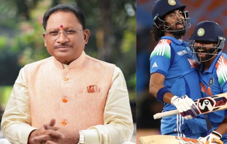 जय हो-जय हो हिंदुस्तान’ CM साय ने टीम इंडिया को दी बधाई
