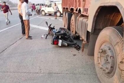 टाटीबंध ब्रिज के पास युवक की दर्दनाक मौत, शरीर दो भागो में बटा