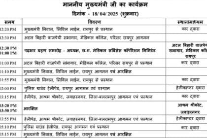 मुख्यमंत्री विष्णुदेव साय आज करेंगे श्रीकोट आश्रम का दौरा