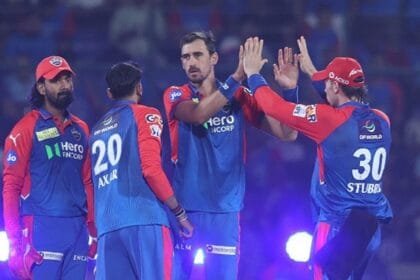 IPL 2025: DC vs RR मुकाबले में मिचेल स्टार्क बने 'प्लेयर ऑफ द डे', आखिरी ओवर में पलटा मैच