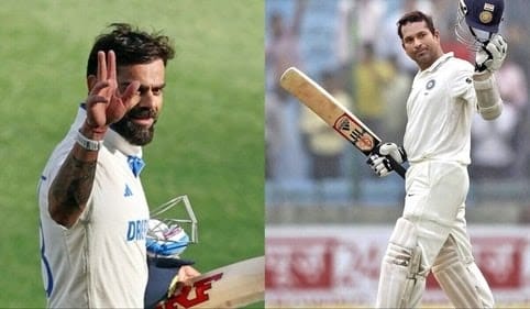 विराट कोहली बनाम सचिन तेंदुलकर: 123 टेस्ट मैचों के बाद कौन रहा आगे?