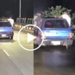 चलती कार की खिड़की से स्टंट, धमतरी-रायपुर रोड पर युवकों का हंगामा