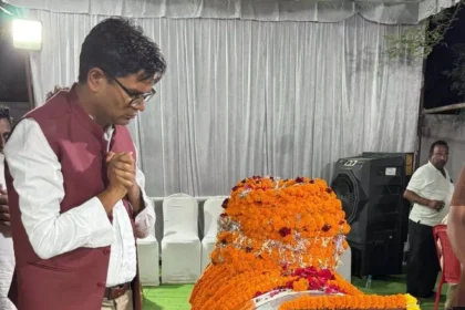 शहीद ASP आकाश राव गिरिपुंजे का आज रायपुर में अंतिम संस्कार