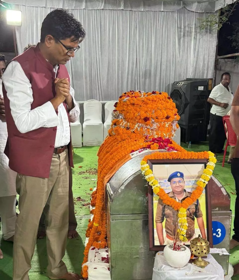 शहीद ASP आकाश राव गिरिपुंजे का आज रायपुर में अंतिम संस्कार