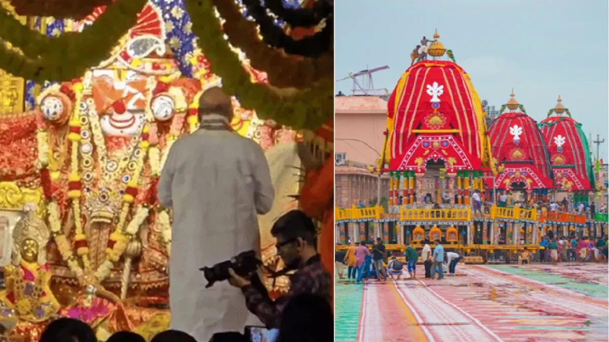 आज देशभर में मन रहा जगन्नाथ रथ यात्रा,अमित शाह ने की मंगला आरती