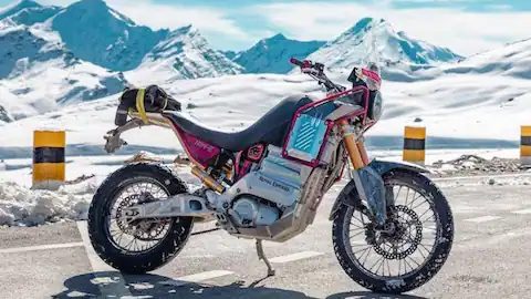 रॉयल एनफील्ड हिमालयन इलेक्ट्रिक की पहली झलक आई सामने