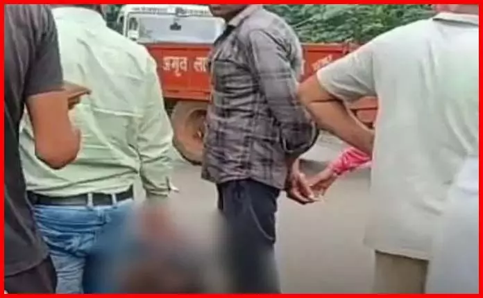 जांजगीर-चांपा में एंबुलेंस ने बाइक सवार को कुचला, हालत गंभीर