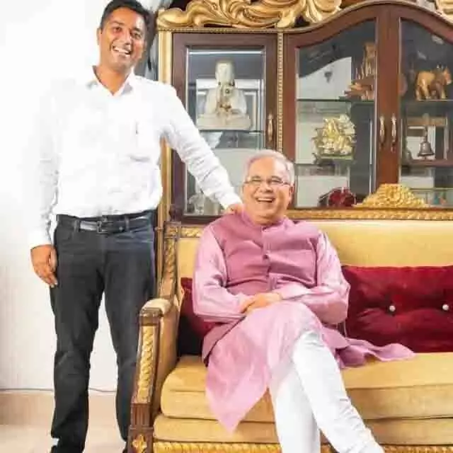 ईडी हिरासत में भूपेश बघेल के बेटे चैतन्य बघेल
