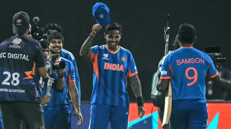 T20 World Cup: संजू के 97 रन से WI ढेर, कप्तान सूर्या ने झुककर किया सलाम