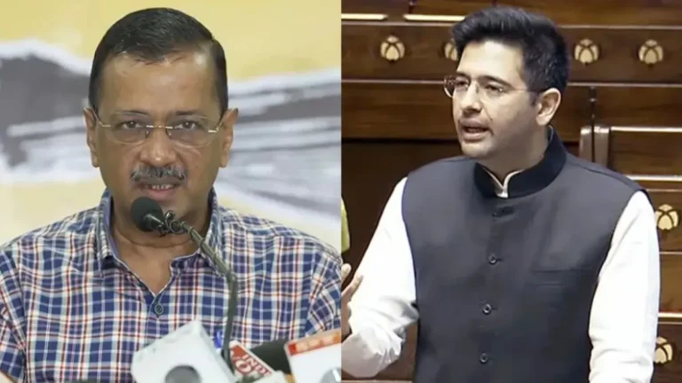बड़ा झटका! AAP छोड़ BJP में पहुंचे राघव चड्ढा समेत 3 सांसद