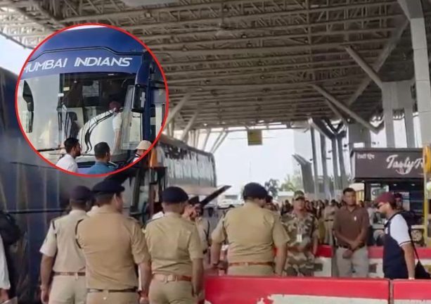 MI टीम पहुंची रायपुर, फैंस के स्वागत से गूंजा एयरपोर्ट, RCB मुकाबले को लेकर उत्साह हाई