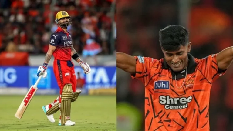 SRH vs RCB: विराट का विकेट लेते ही खुशी से झूम उठे साकिब हुसैन