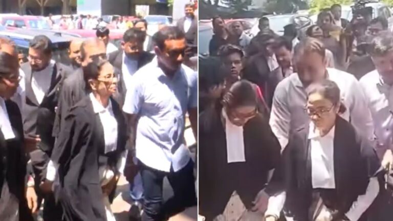 वकील की ड्रेस में हाईकोर्ट पहुंचीं ममता बनर्जी, जाने क्या है मामला?