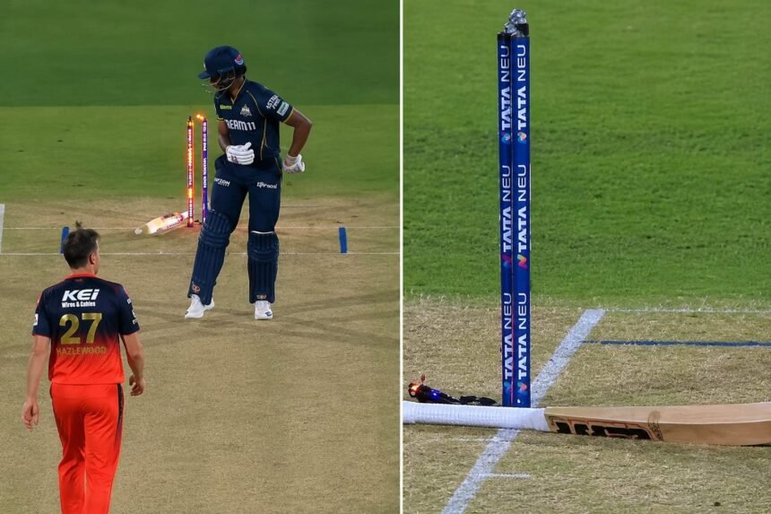 RCB vs GT: एक गेंद ने पलट दिया खेल, साई सुदर्शन के नाम जुड़ा शर्मनाक रिकॉर्ड