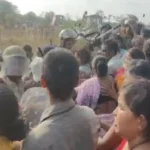 मन्दिर हसौद: नकटी में भारी तनाव, ग्रामीणों के विरोध के बीच चला बुलडोजर अभियान