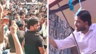 अचानक बंद हुआ खान सर का कोचिंग सेंटर, सड़क पर उतरे सैकड़ों छात्र