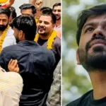 कॉकरोच पार्टी नेता को थप्पड़ मारने वाले थाने से छूटे, बाहर दिखा जश्न का माहौल