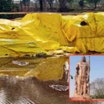 चंदखुरी में श्रीराम प्रतिमा पर सियासत! स्थापना अटकी, 80 लाख की मूर्ति खेत में पड़ी